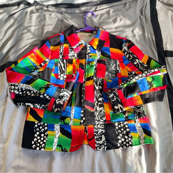 Erin London Vintage 90s Blazer Jacket - Picture 2 of 3